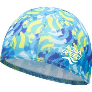 Шапка для плавання Aqua Speed BABY CAP PRINT 61717 блакитний, жовтий Діт One Size